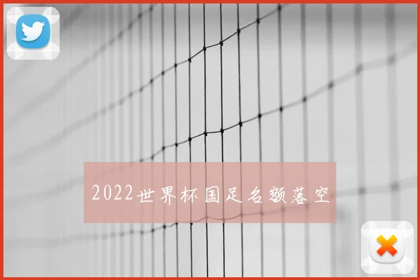 2022世界杯国足名额落空