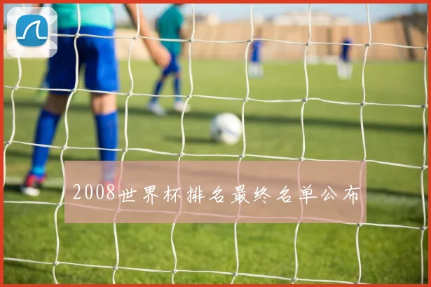 2008世界杯排名最终名单公布