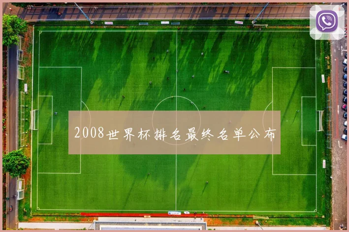 2008世界杯排名最终名单公布